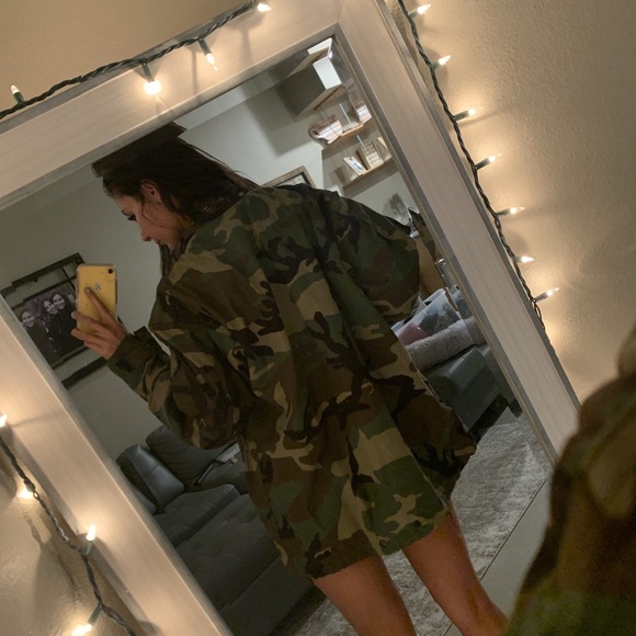 Oversized heavy duty army jacket - Picture 2 of 2